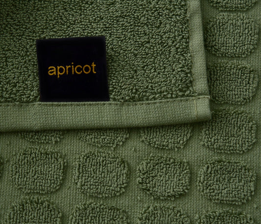2Pcs 100% Cotton Bath Mat-Green Bath Mats Apricot