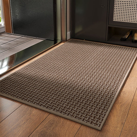 Anti-Slip Door Mat 5899 -Texture Brown Door Mats Apricot