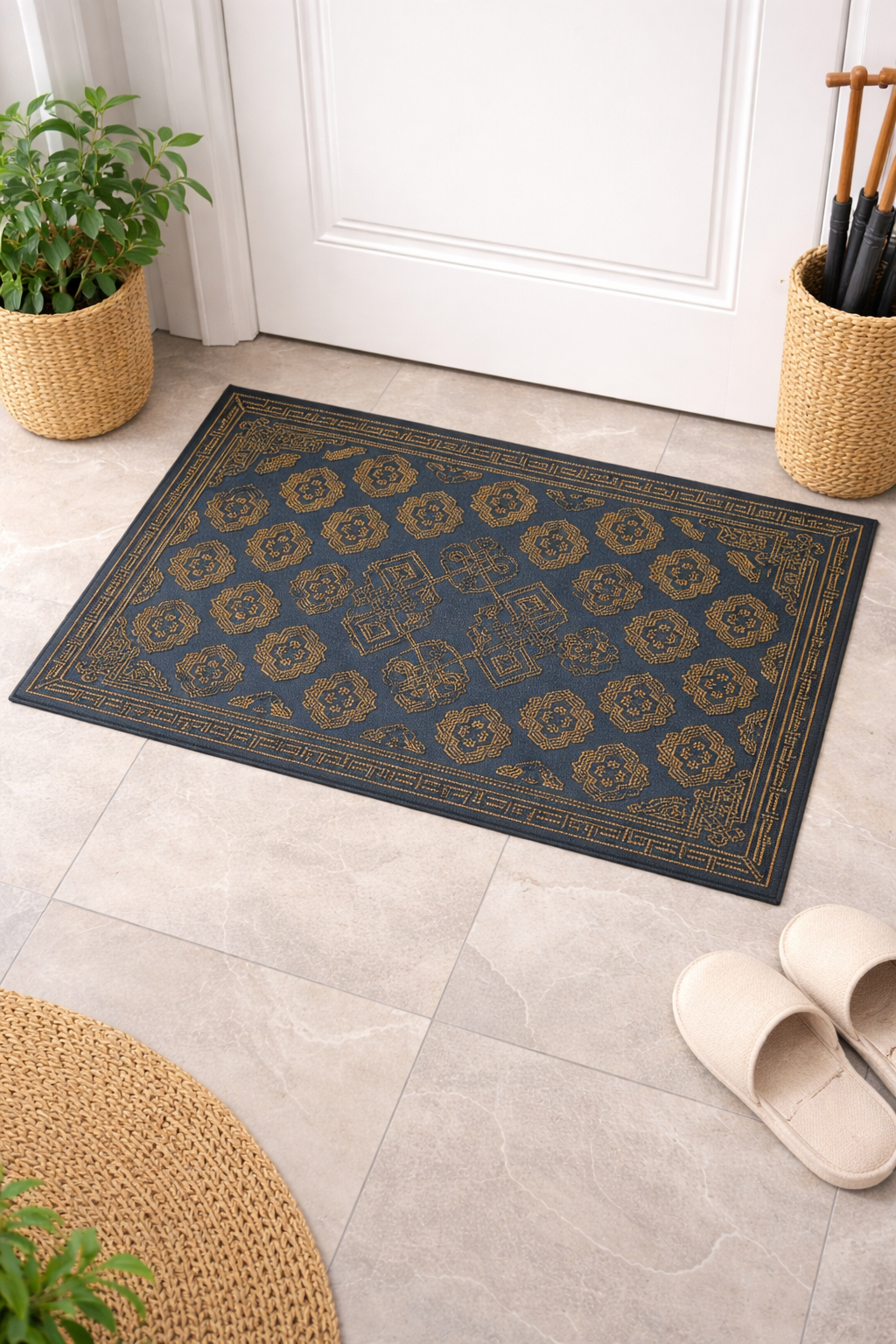 Outdoor Indoor Antislip Door Mat (SA2510-132) Door Mats Apricot