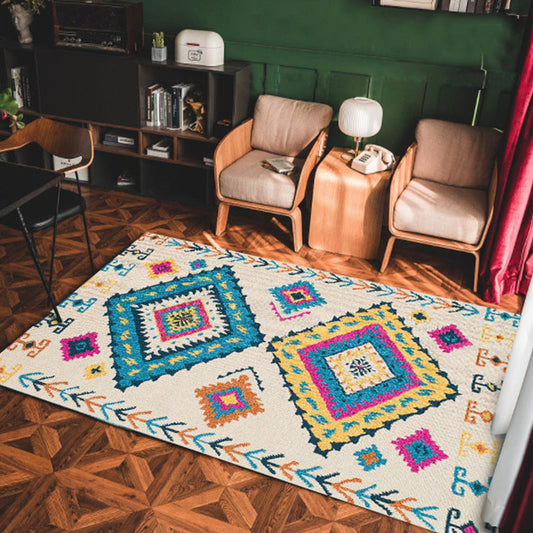200x300cm Digital Printed Rectangular Room Rug-Multi Pattern  Apricot   