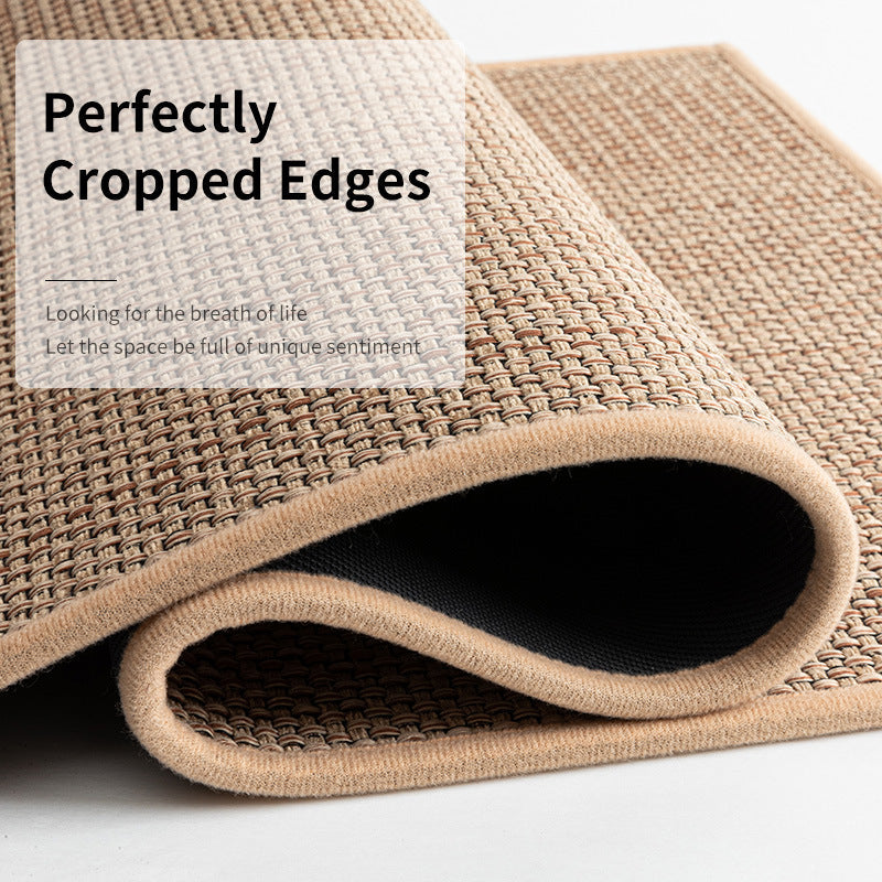 Anti-Slip Door Mat 5774-Texture Beige Door Mats Apricot