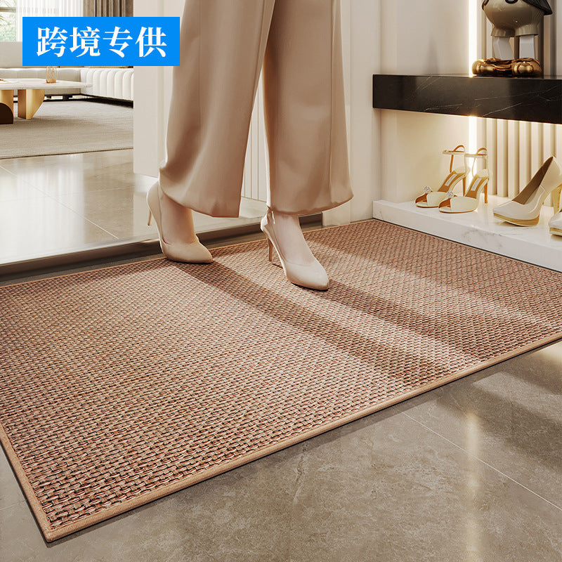 Anti-Slip Door Mat 5774-Texture Beige Door Mats Apricot
