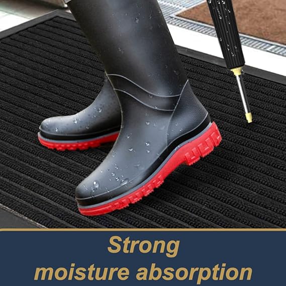Anti-Slip Door Mat(SA2405-31D) Door Mats Apricot   