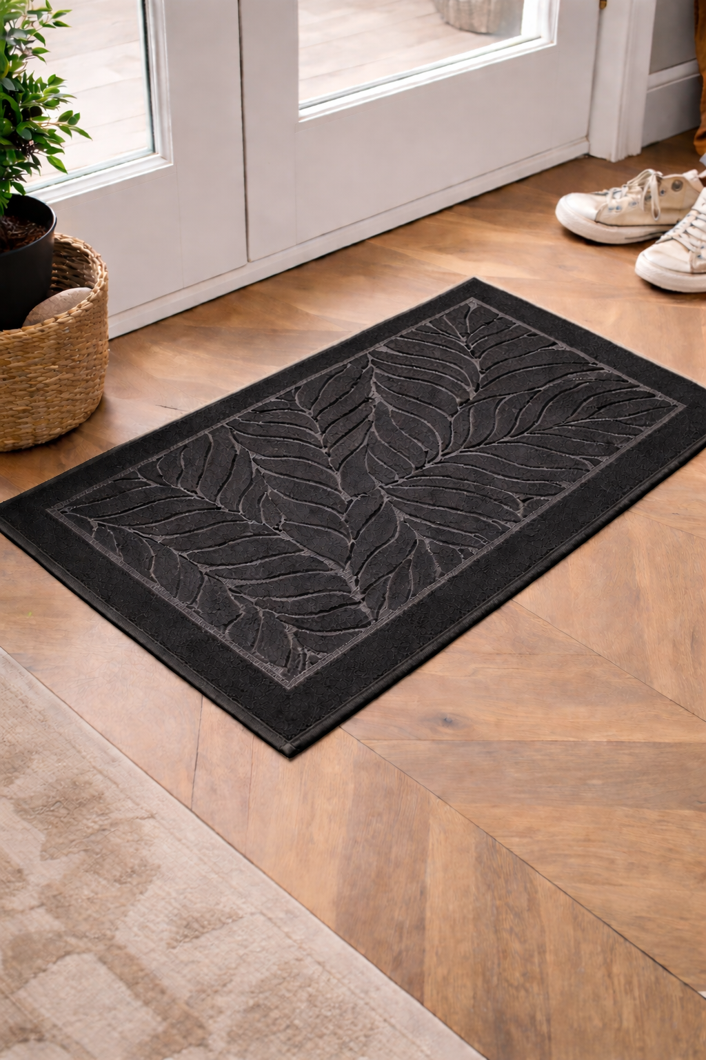 Anti-Slip Door Mat (SA2510-118Black Door Mats Apricot