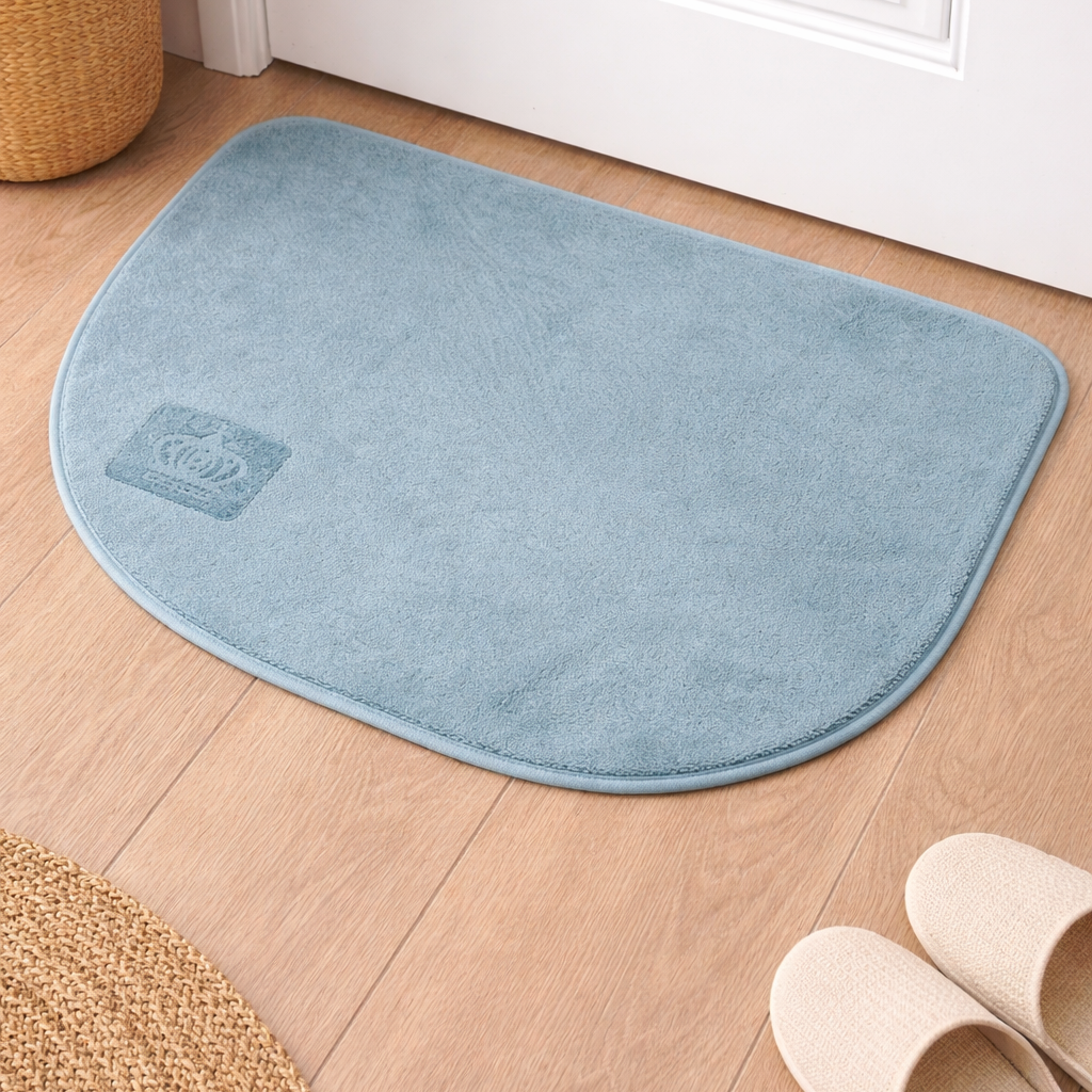 Anti-Slip Door Mat (SA2510-073)Grey Door Mats Apricot