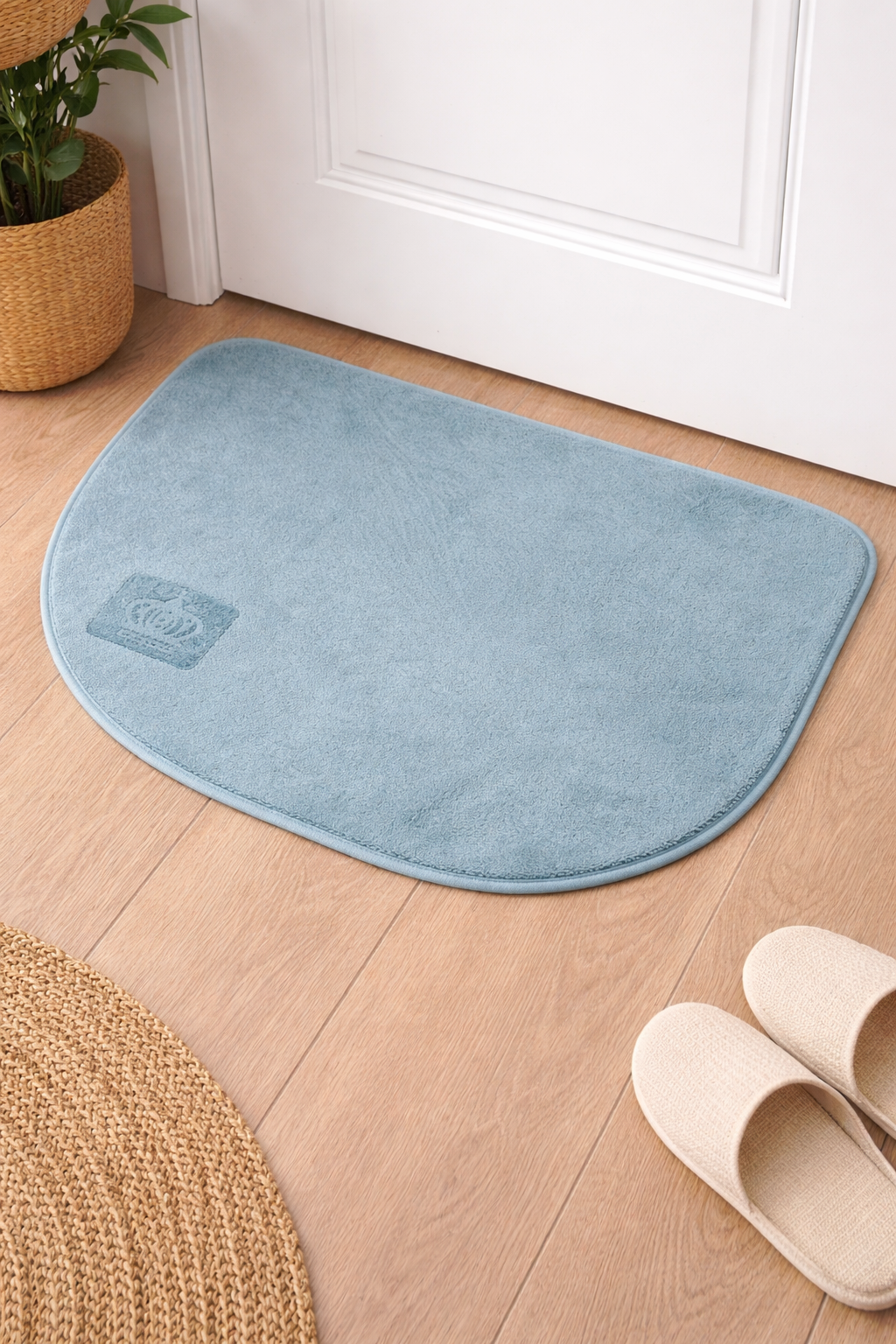 Anti-Slip Door Mat (SA2510-073)Grey Door Mats Apricot