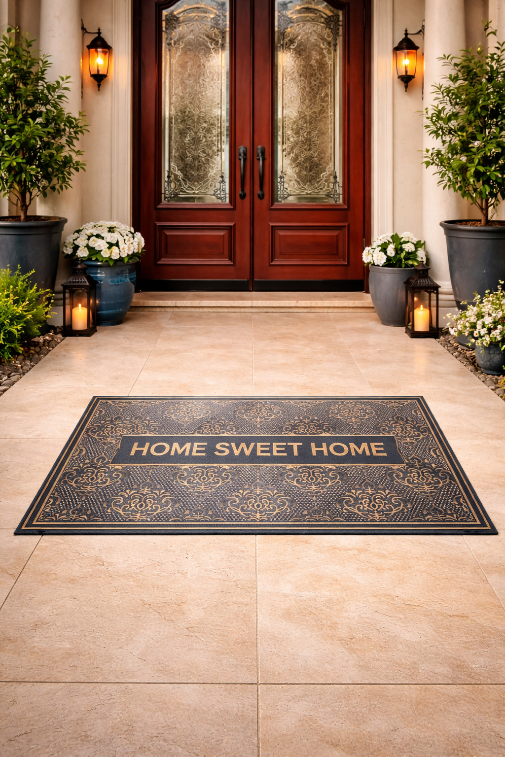 Outdoor Indoor Antislip Door Mat (SA2510-127) Door Mats Apricot