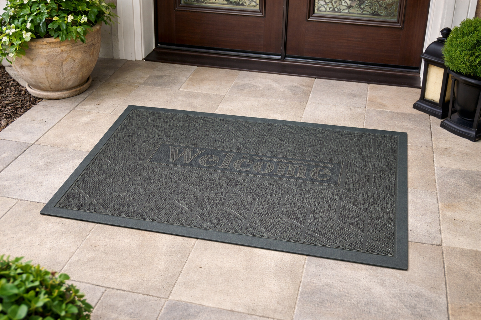 Outdoor Indoor Antislip Door Mat (SA2510-129) Door Mats Apricot